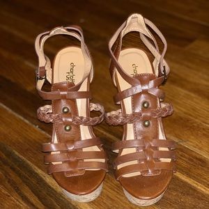 Brown Charlotte Russe wedges